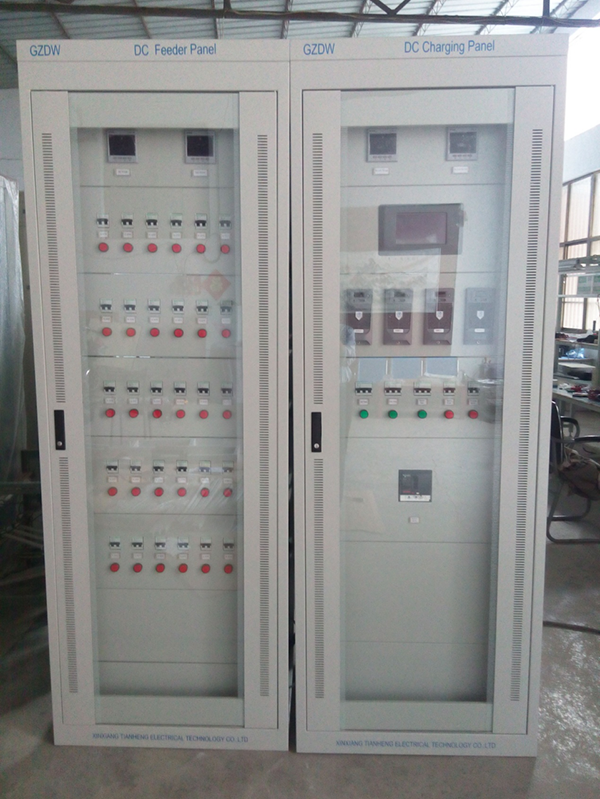 公司援缅救灾电力物资变电设备项目 生产的直流屏和通信电源已顺利交付